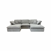 The Nest Modular Sofa 5pc Light Grey