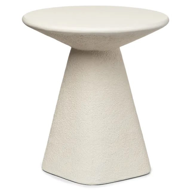 Article Ozetta Concrete Side Table - Moonlit Ivory