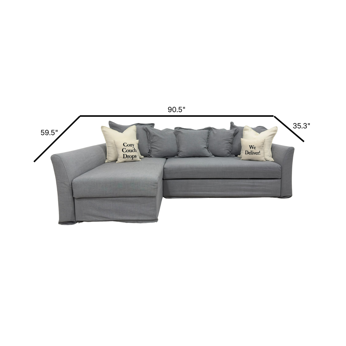Ikea Holmsund Reversible Sofa Bed 90”
