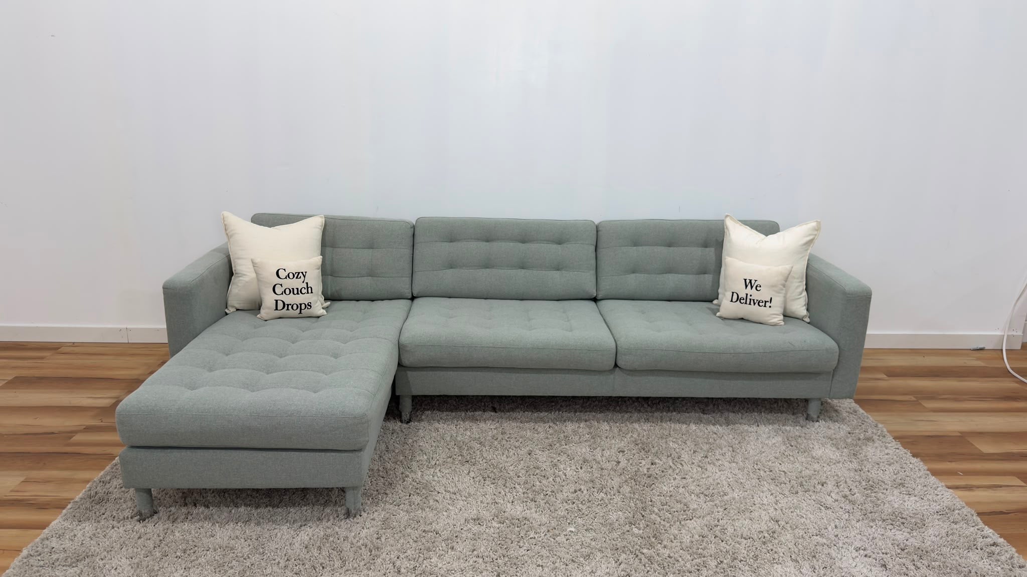 Ikea Morabo Reversible Sectional Sofa 111”