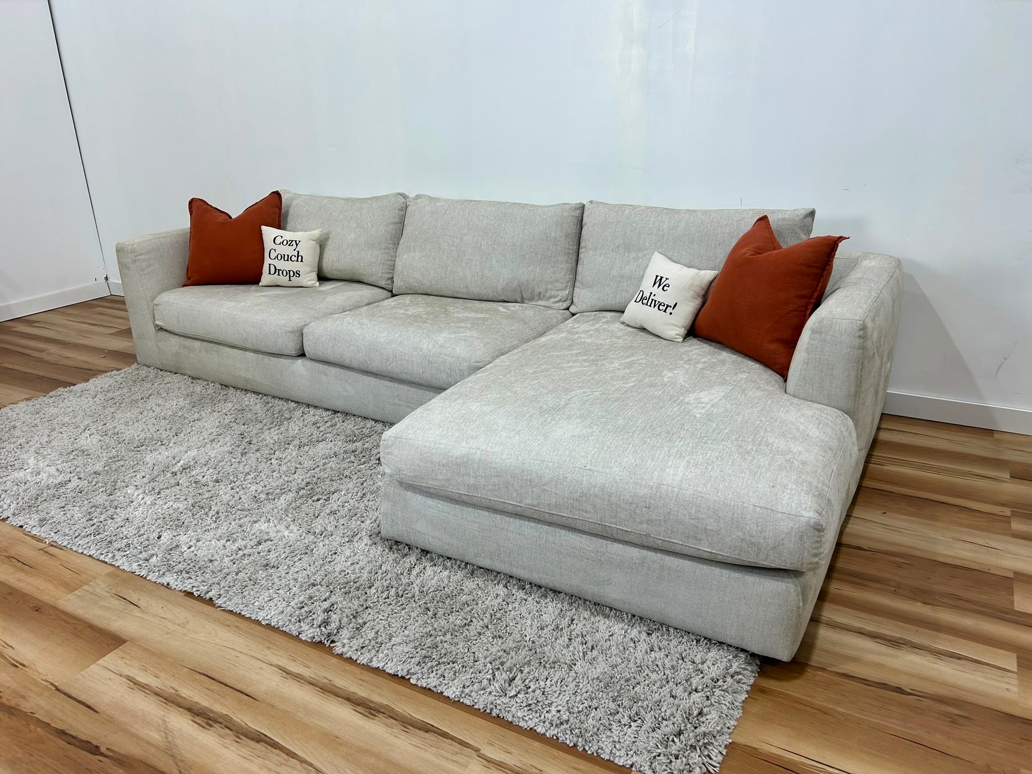 EQ3 Cello Sectional Sofa 122”