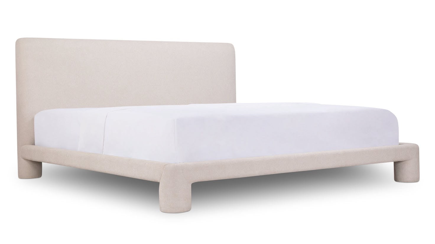 Sunday’s Lunar King Bed Frame - Latte