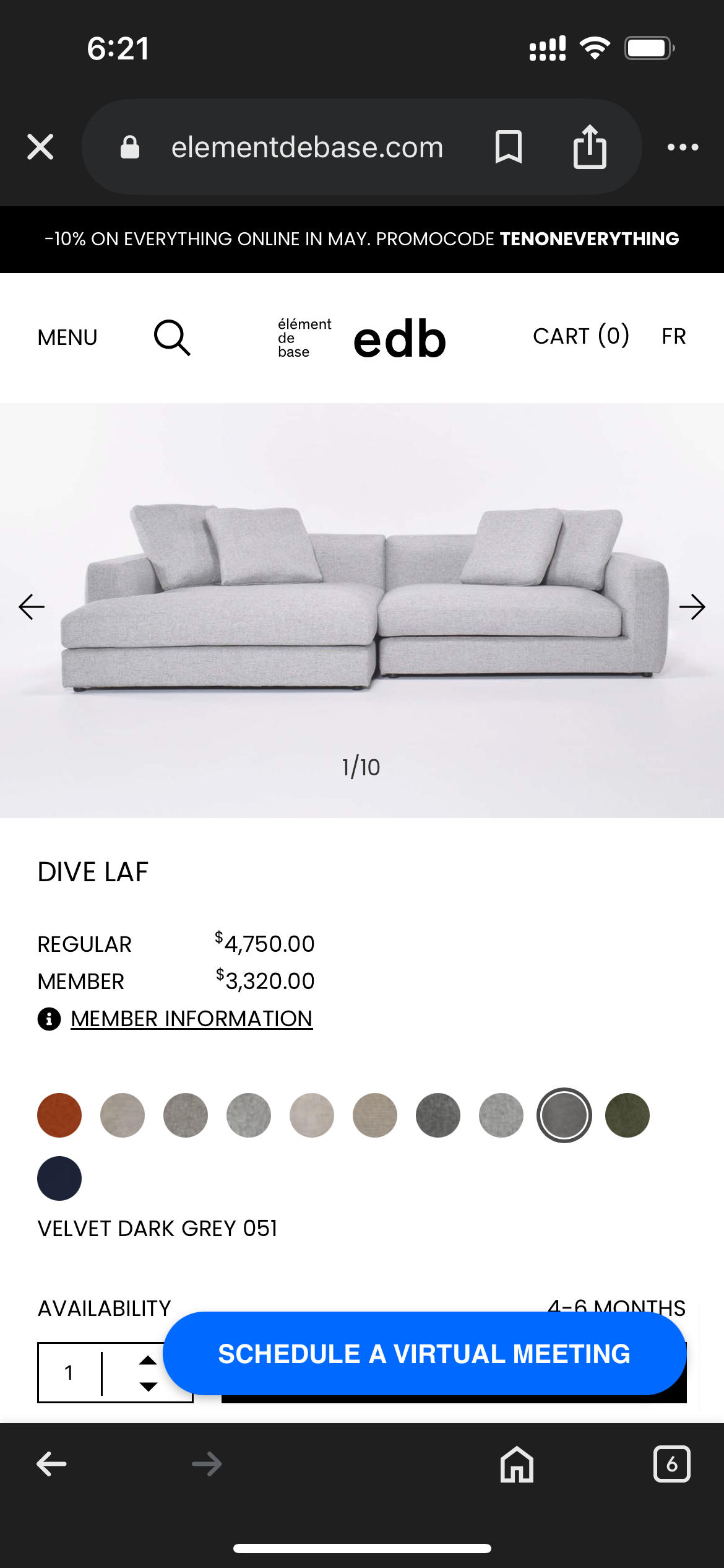 Élément de Base Sectional Sofa