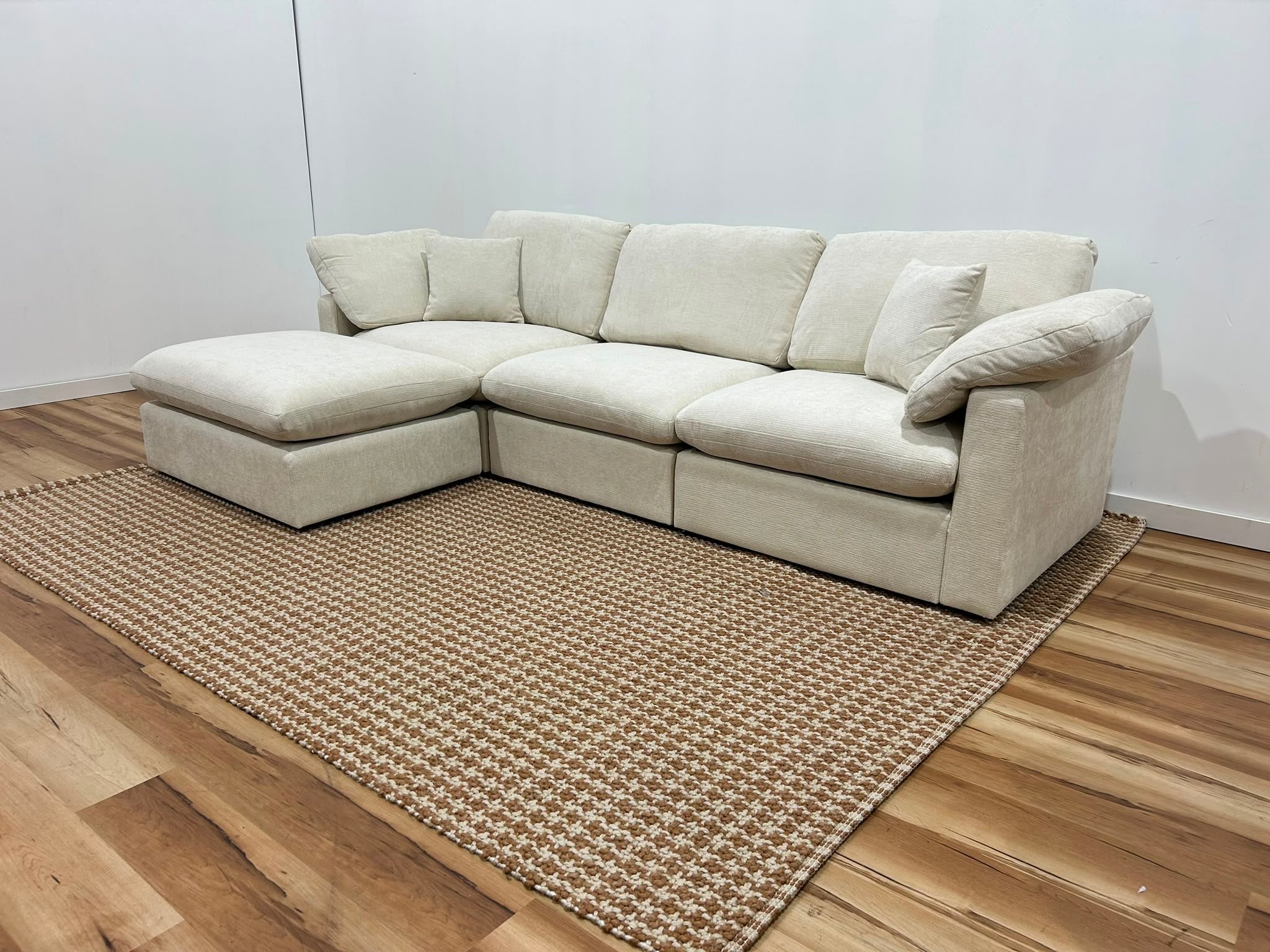 The Nest Modular 4pc Sofa Cream