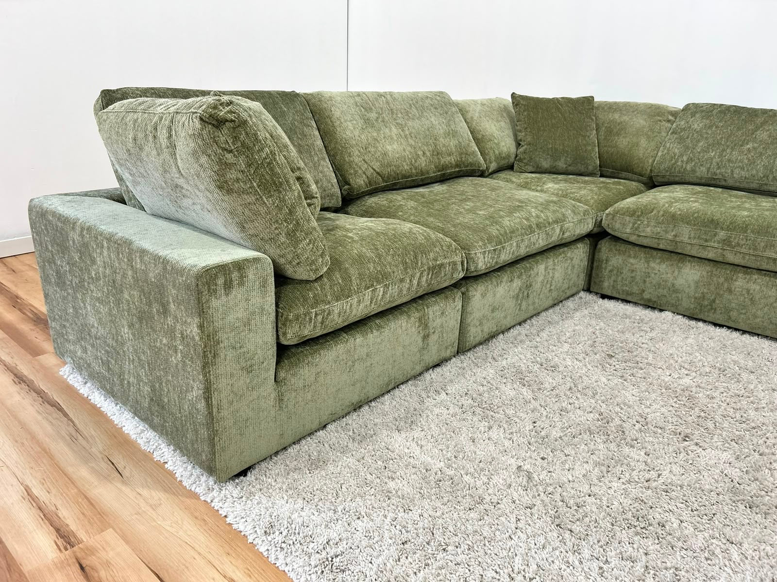 Snug Modular Sofa 5pc - Olive Green