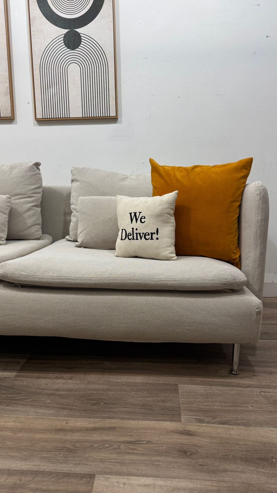 Ikea Soderhamn Beige Sectional Sofa