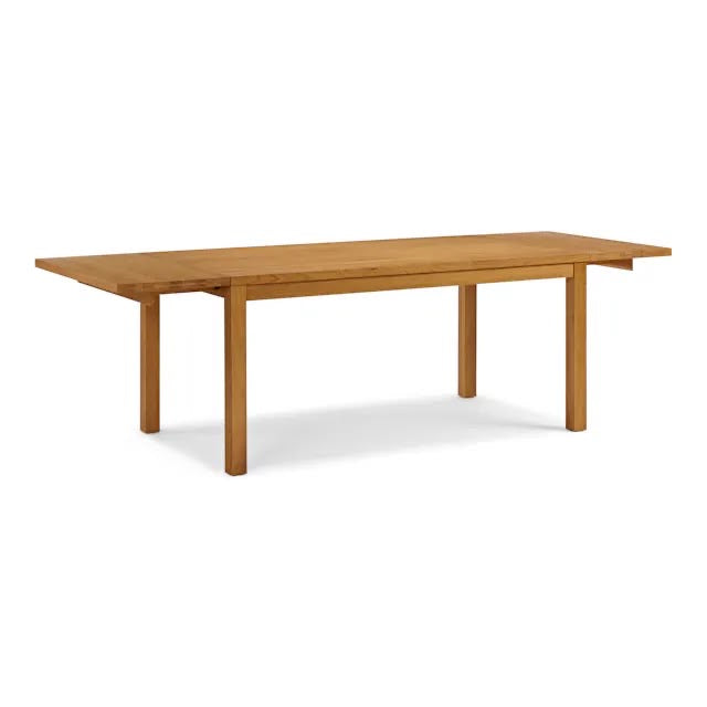 Article Ashford 66" - 102" Solid Wood Extendable Dining Table - Brushed Natural Oak