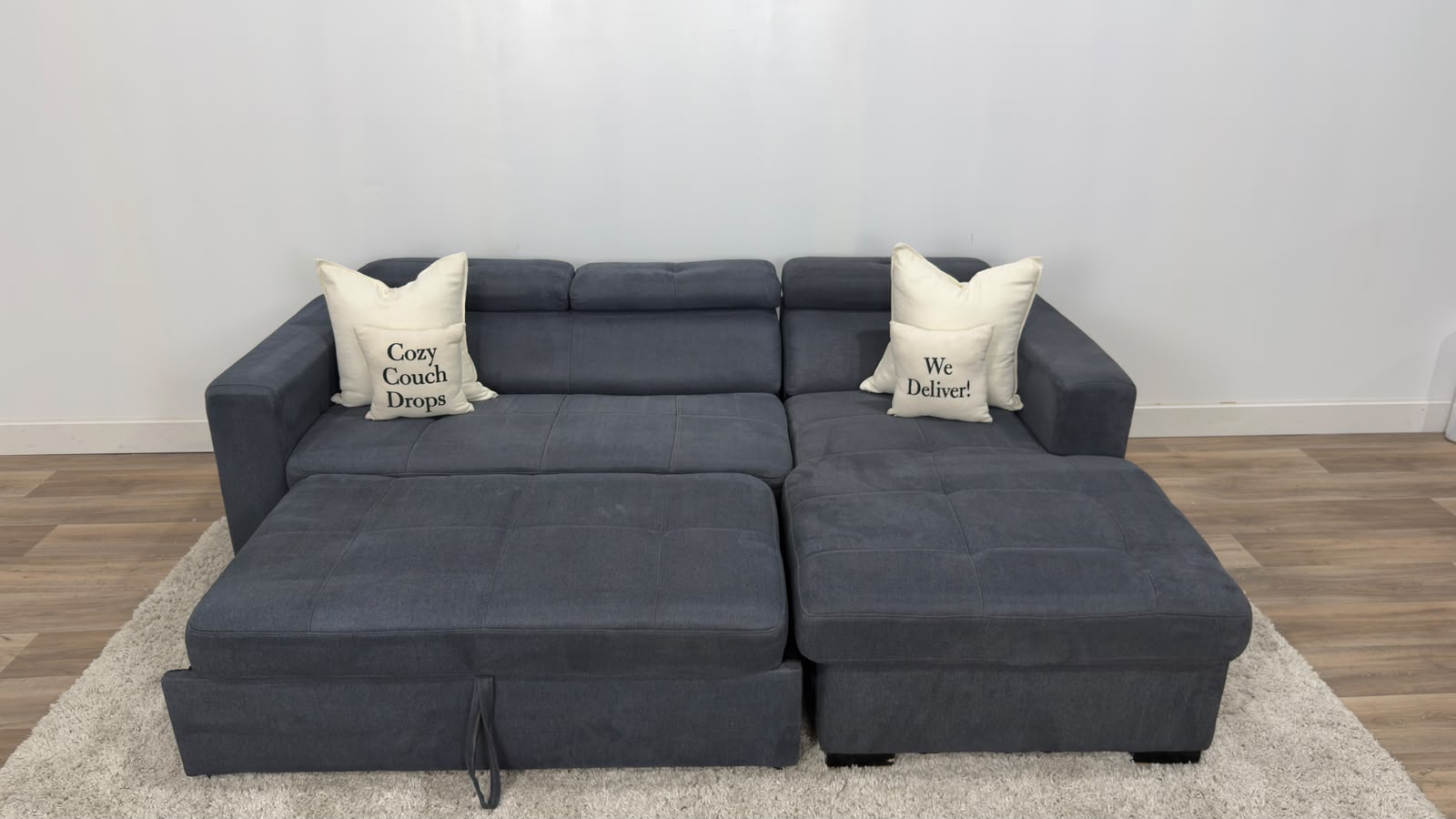 Grey Sectional Sofabed