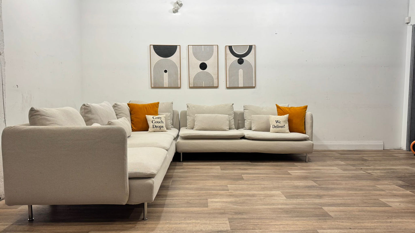 Ikea Soderhamn Beige Sectional Sofa