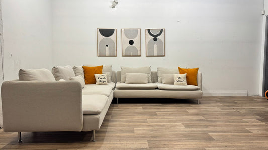 Ikea Soderhamn Beige Sectional Sofa