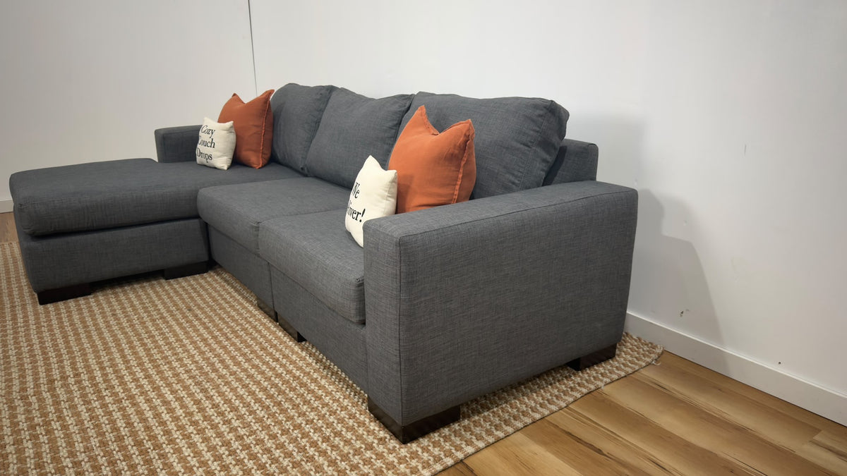 Q Living Reversible Sectional Sofa 108”