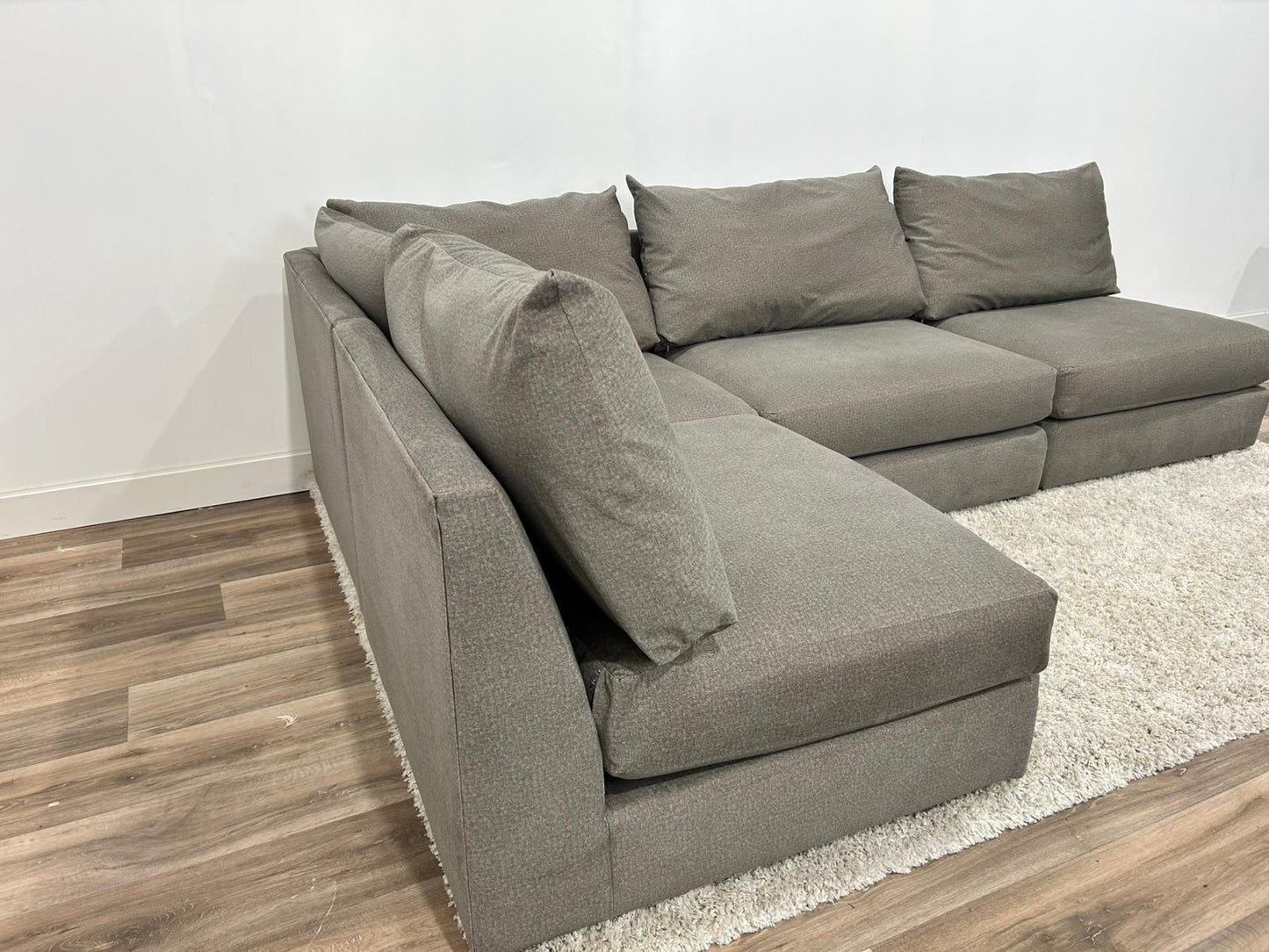 Khaki/Grey Modular Sofa