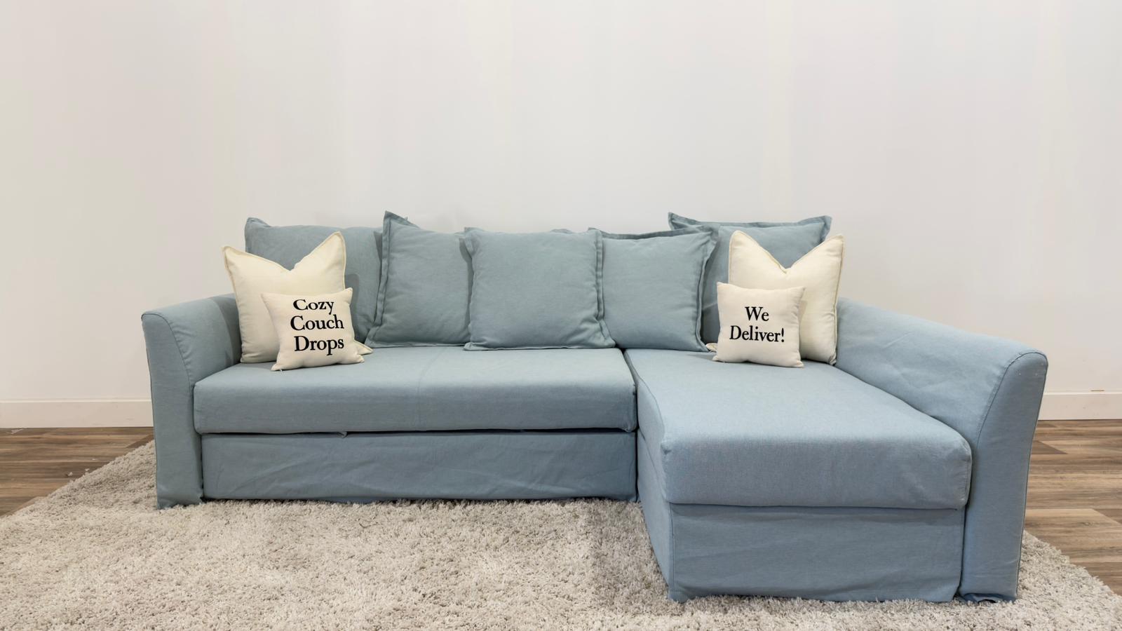 Blue Ikea Holmsund Sofabed
