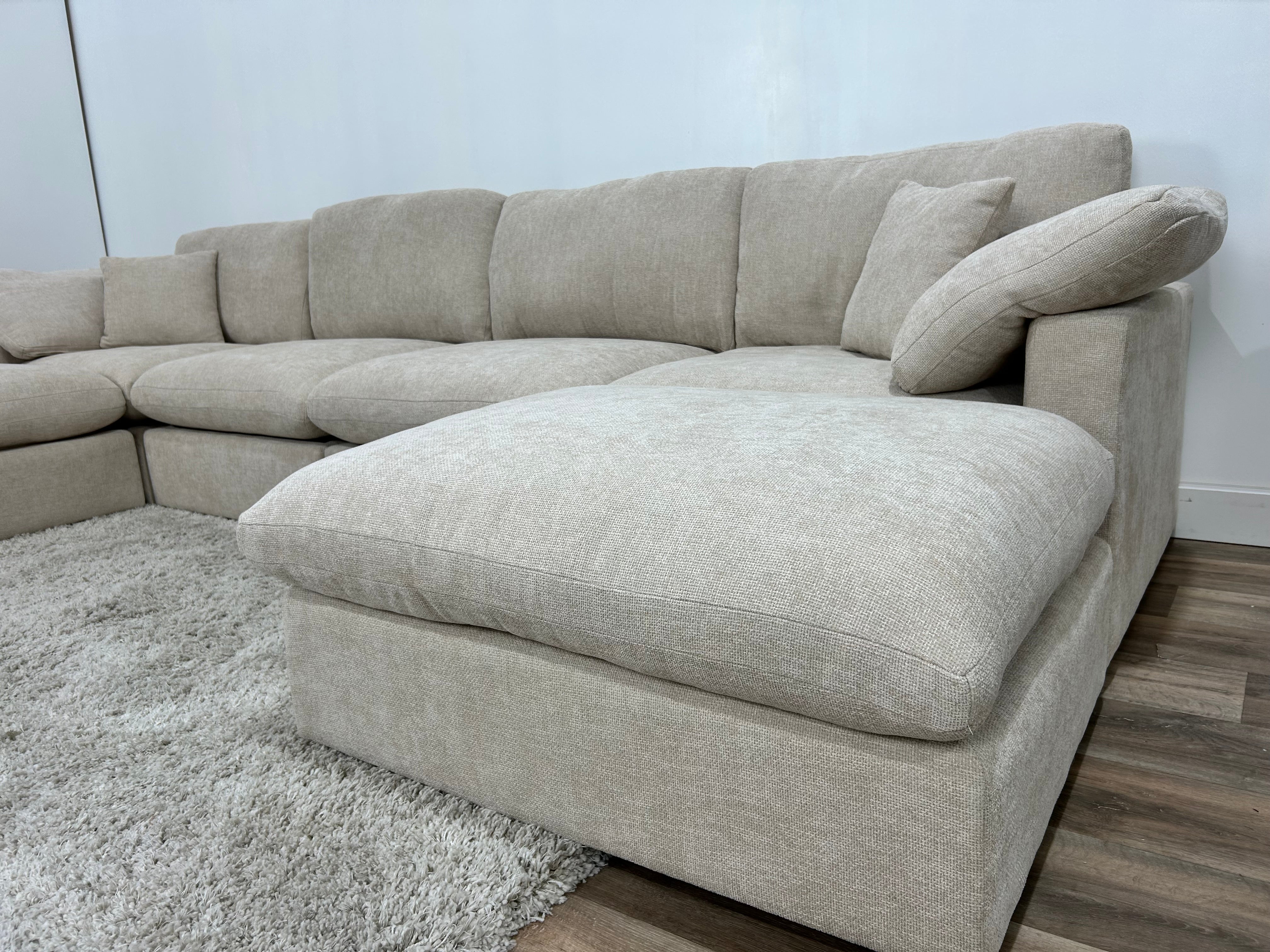 New Modular Sofa 6pc Beige - Pre-Order (Back in stock early June)