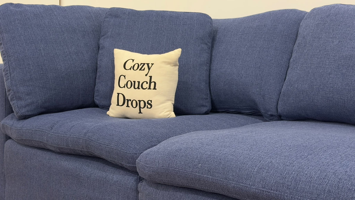 Blue 4pc Modular Sofa 118”
