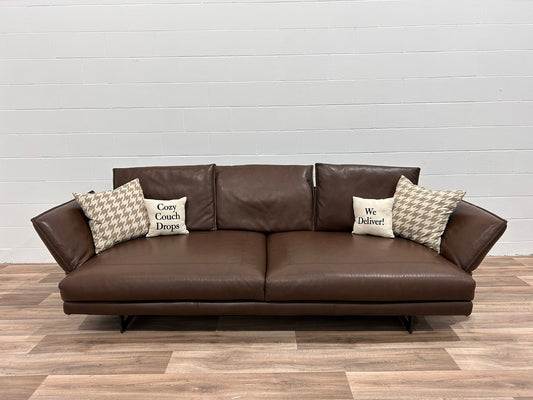 King Living Zaza Leather Sofa