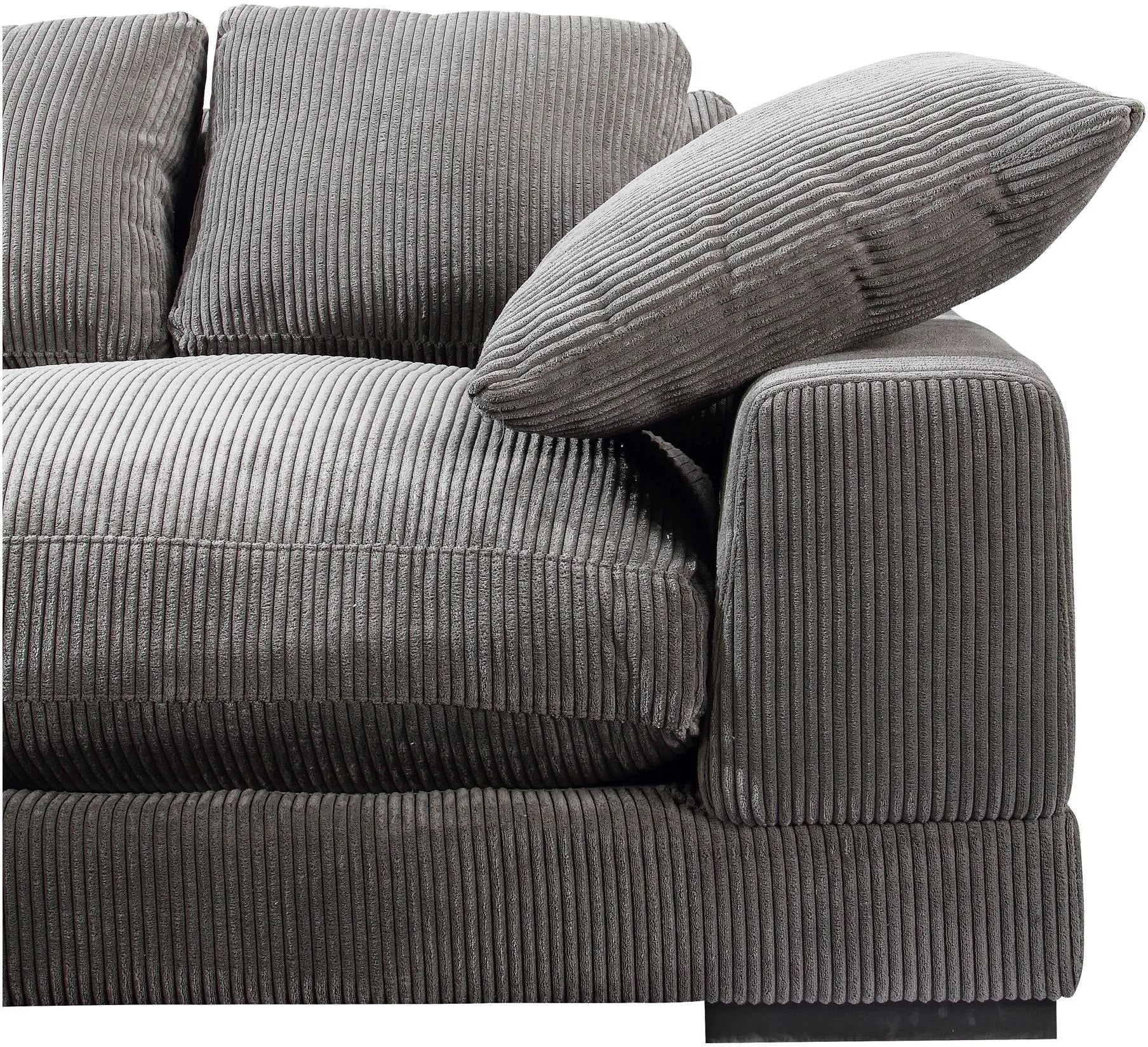 Moe’s Plunge Sectional Sofa 106”