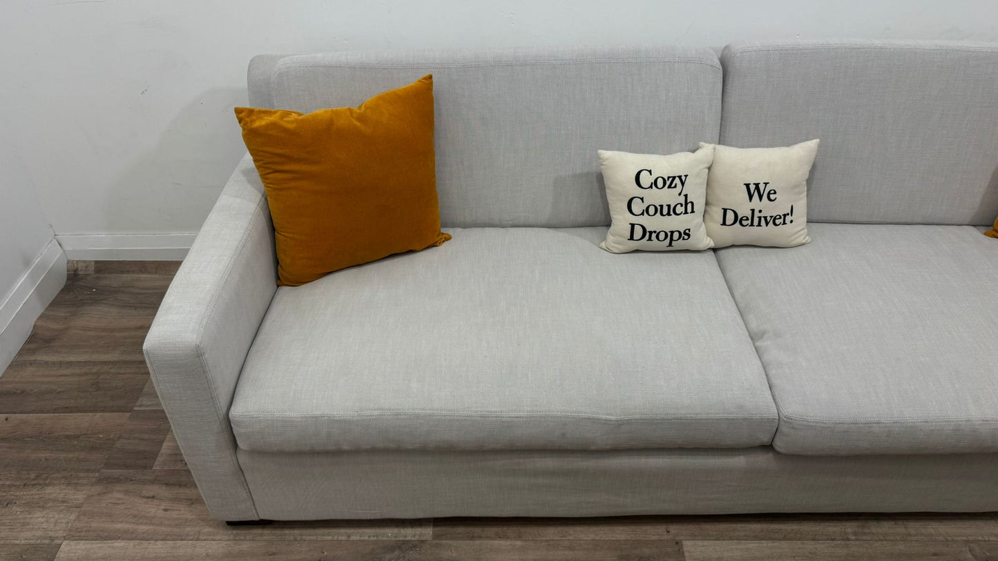 Restoration Hardware Belgium Track Arm Sofa