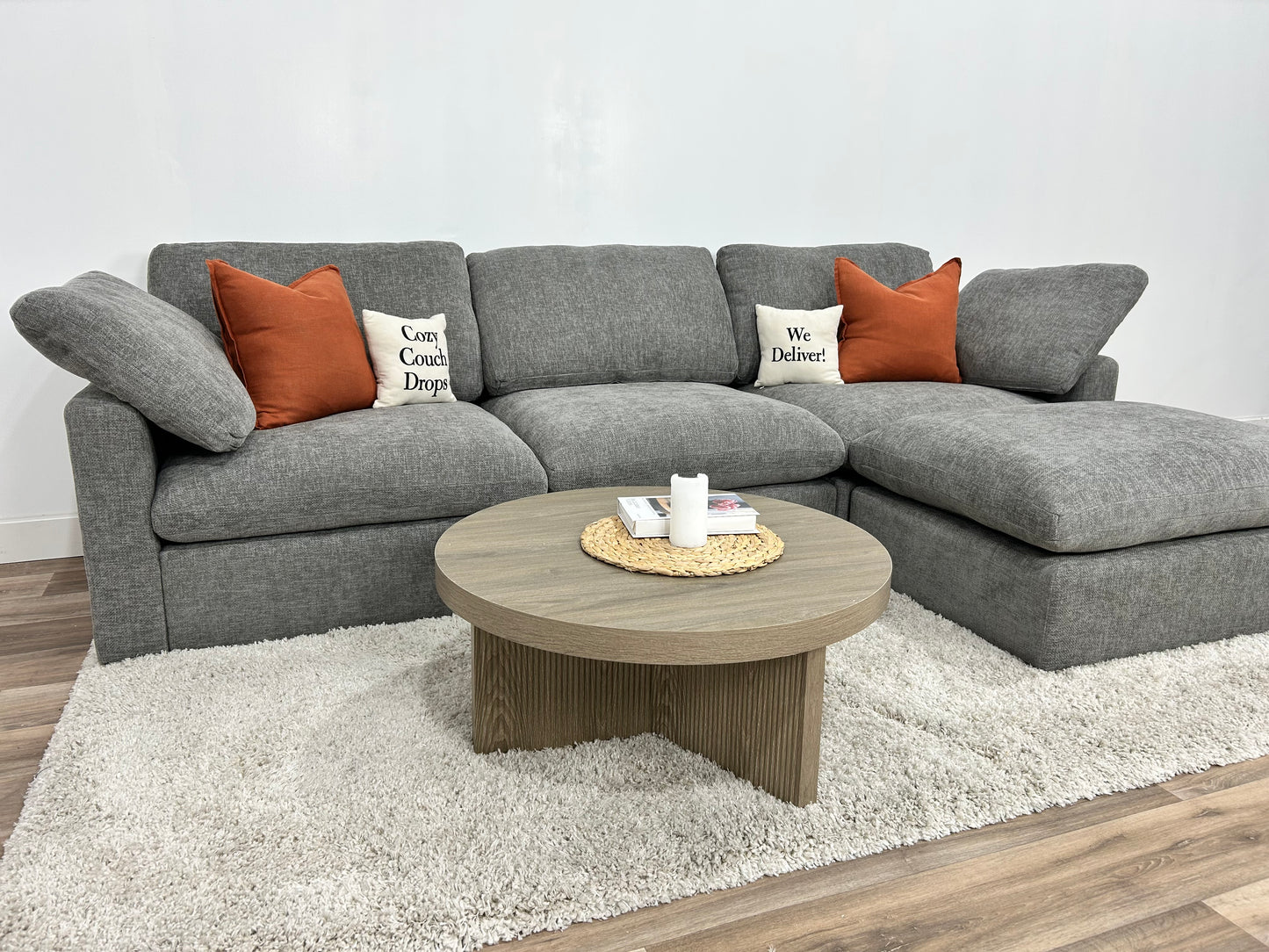 New Modular Sofa 4pc Grey