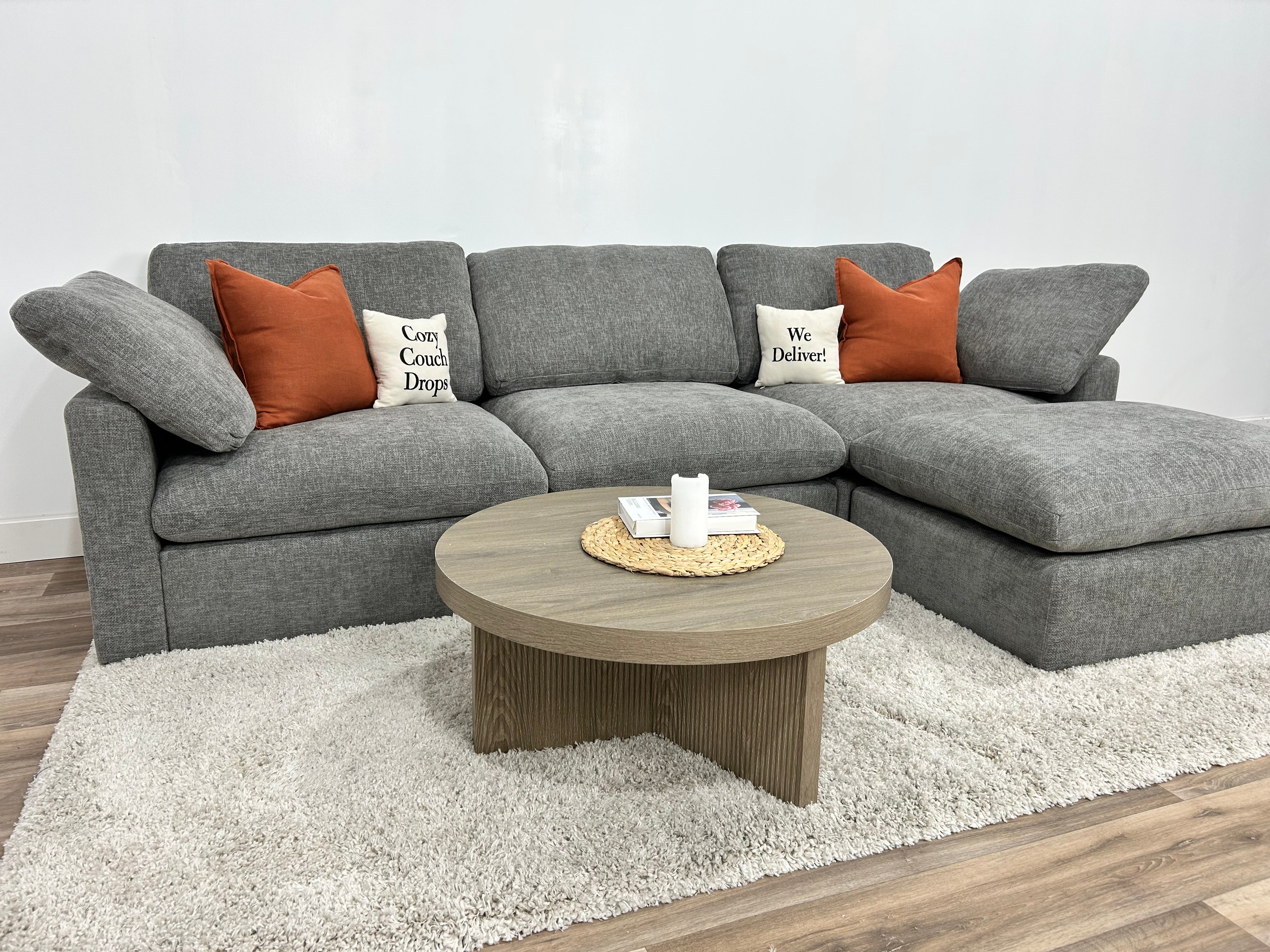 New Modular Sofa 4pc Grey - Pre-order (Back in stock early June)