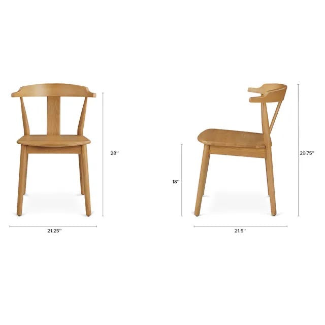 Article Morton Dining Chair - Oak