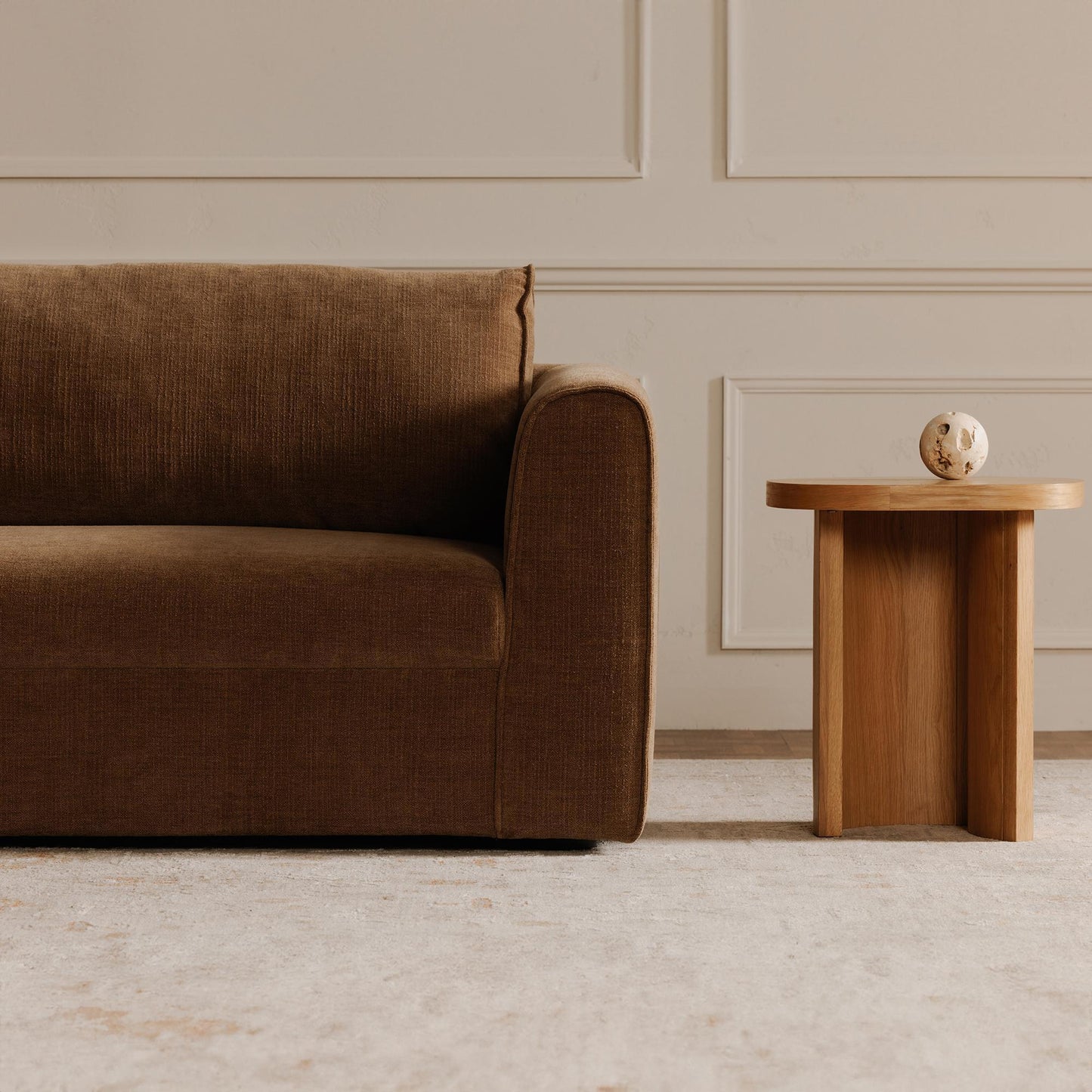 Moe’s Taupe Madrid Sectional Sofa