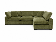 Snug Modular Sofa 4pc - Olive Green