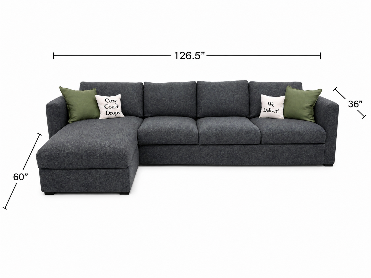 Ikea Finnala Sectional Sofa 126”