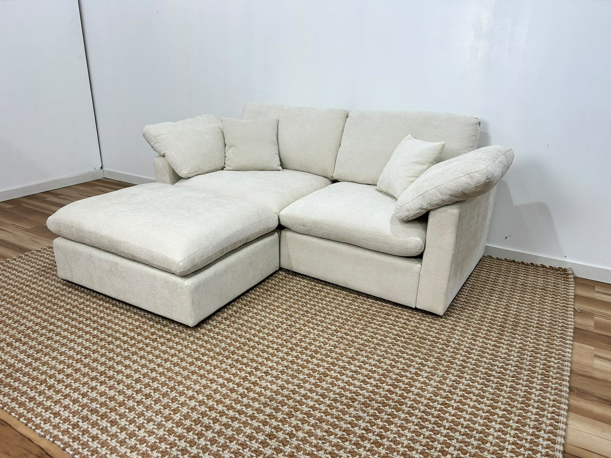 Nest | Cream | Sofa | 2pc + Ottoman
