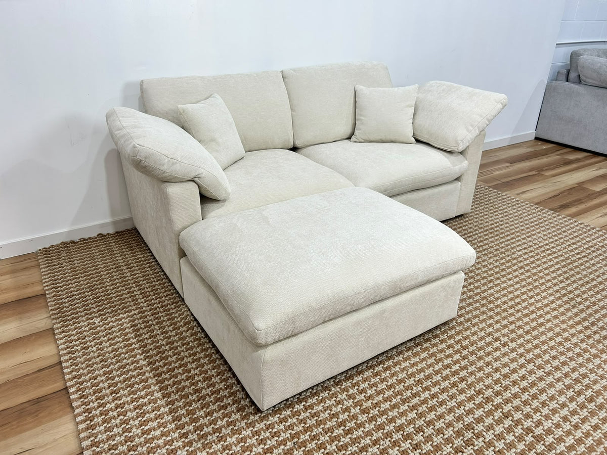 Nest | Cream | Sofa | 2pc + Ottoman
