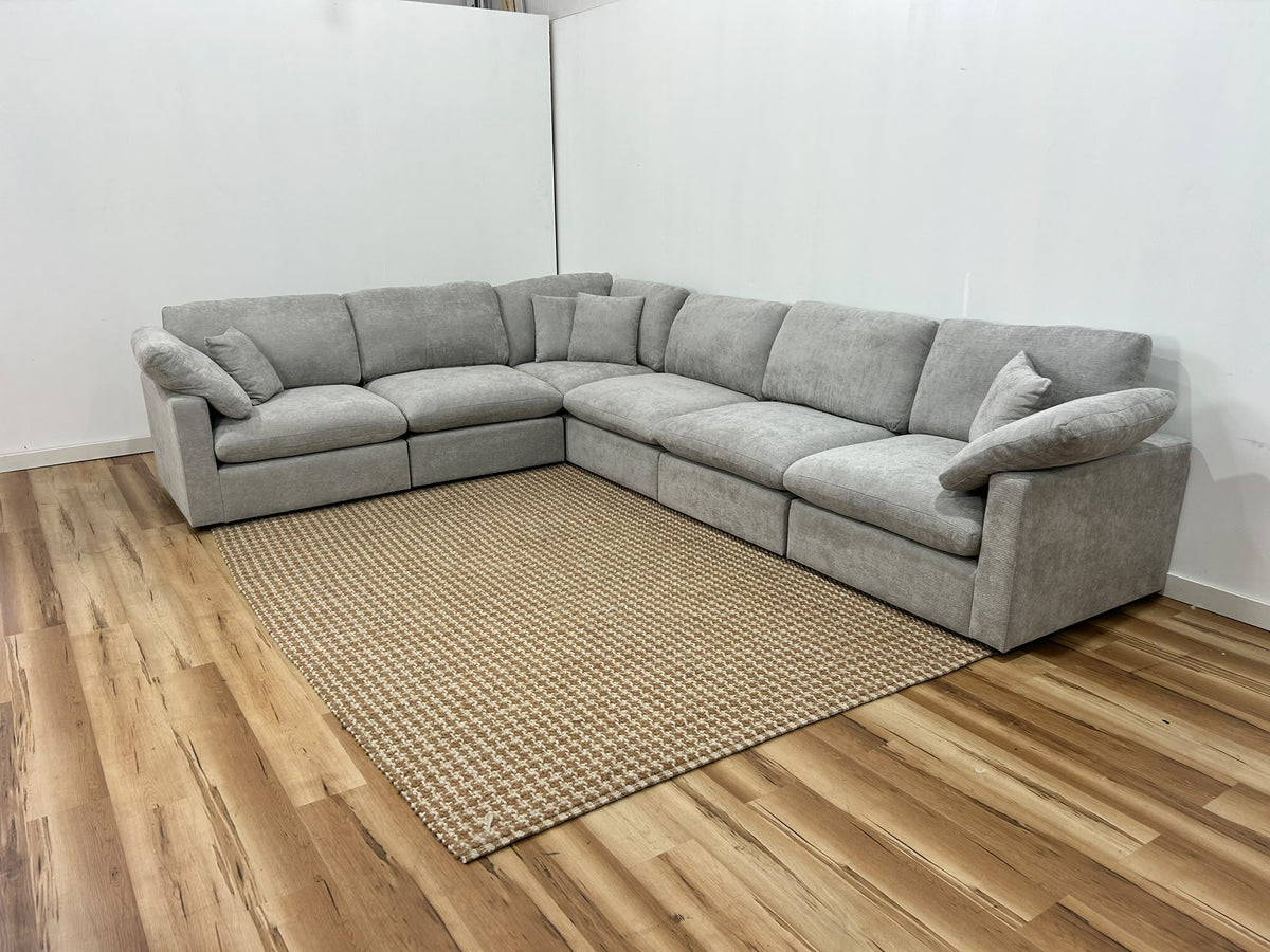 Nest | Light Grey | Corner Sectional | 6pc Corner