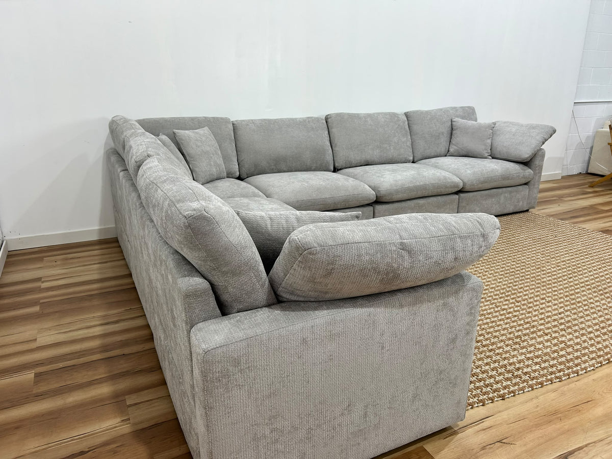 Nest | Light Grey | Corner Sectional | 6pc Corner