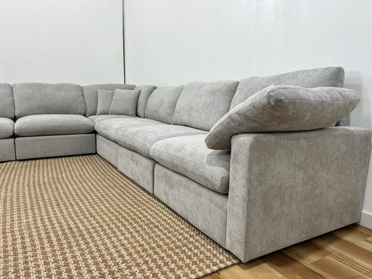 Nest | Light Grey | Corner Sectional | 6pc Corner
