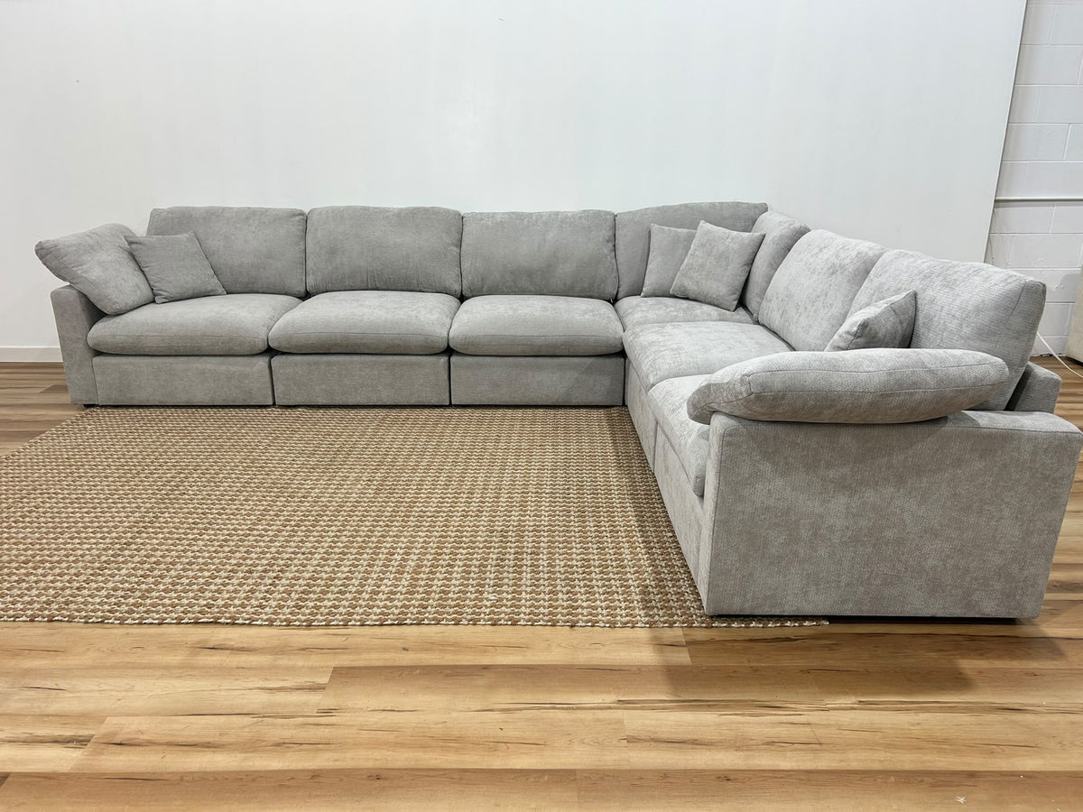 Nest | Light Grey | Corner Sectional | 6pc Corner