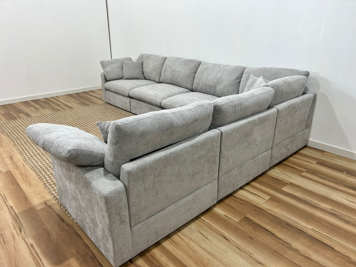 Nest | Light Grey | Corner Sectional | 6pc Corner
