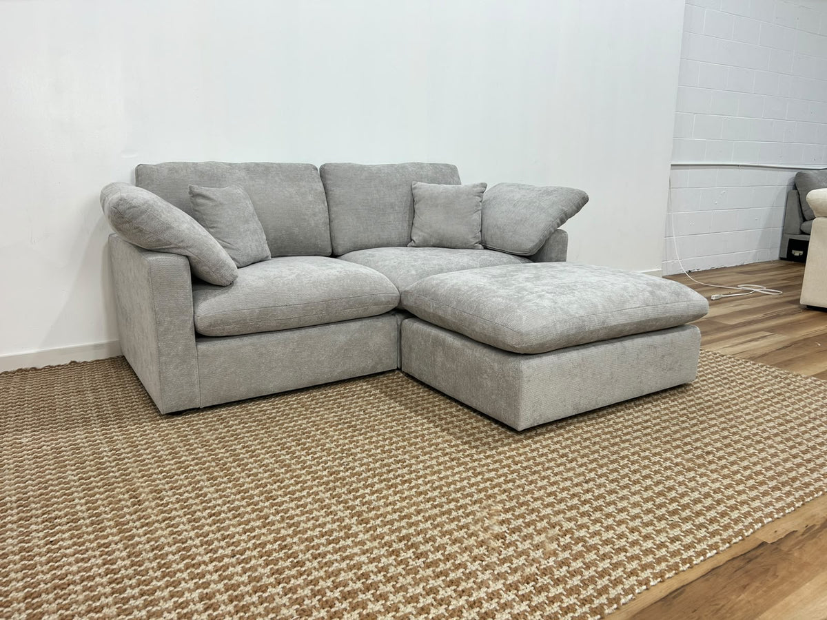 Nest | Light Grey | Sofa | 2pc + Ottoman