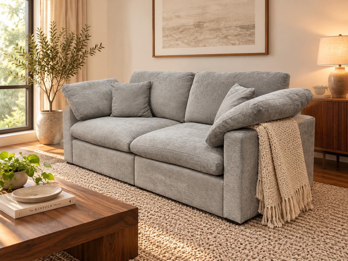 Nest | Light Grey | Sofa | 2pc