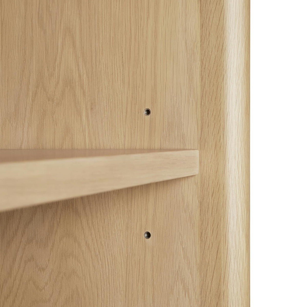 Torme 34" Bookcase with Storage, Tall - White Oak