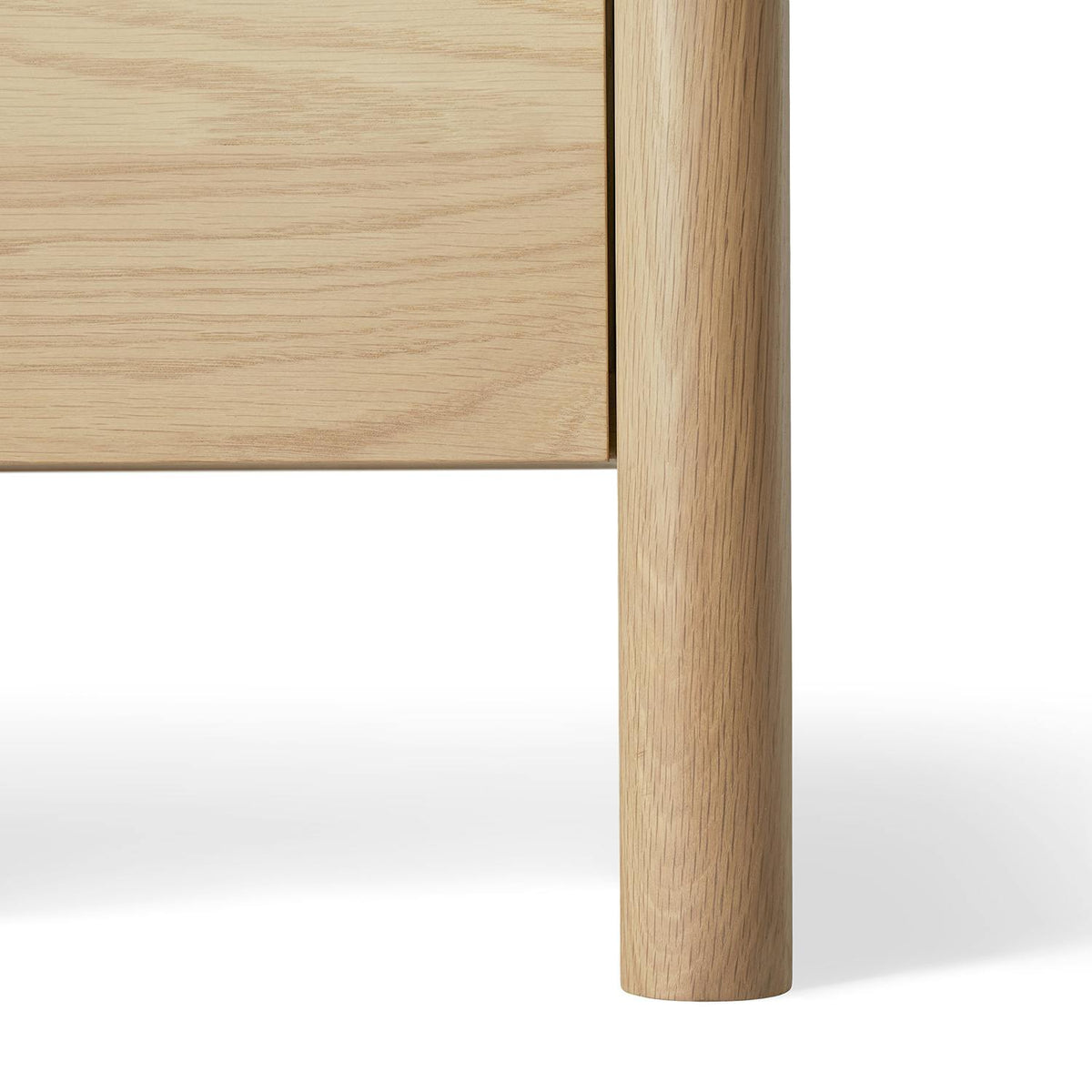 Torme 34" Bookcase with Storage, Tall - White Oak