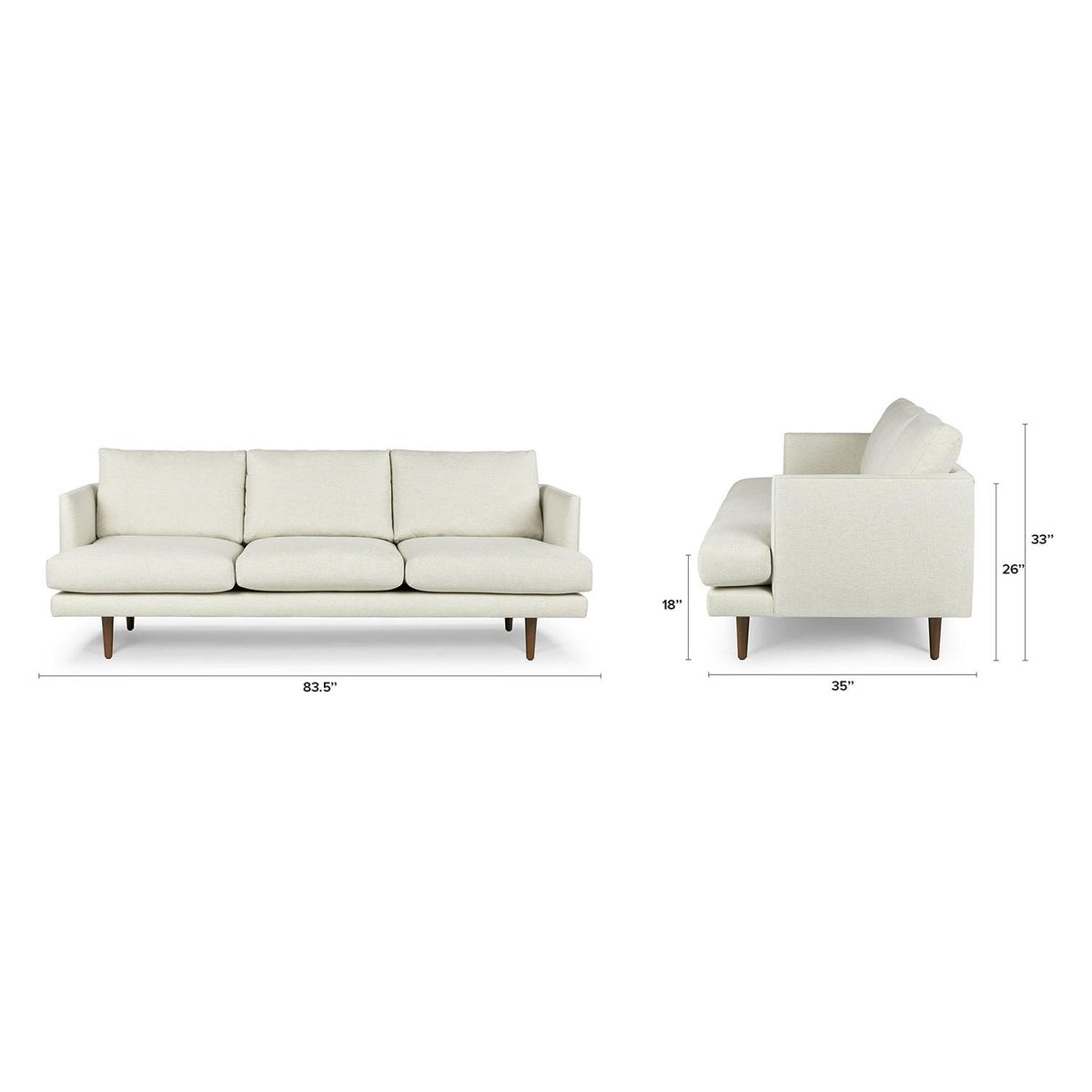 Burrard 83.5" Sofa - Seasalt Ivory
