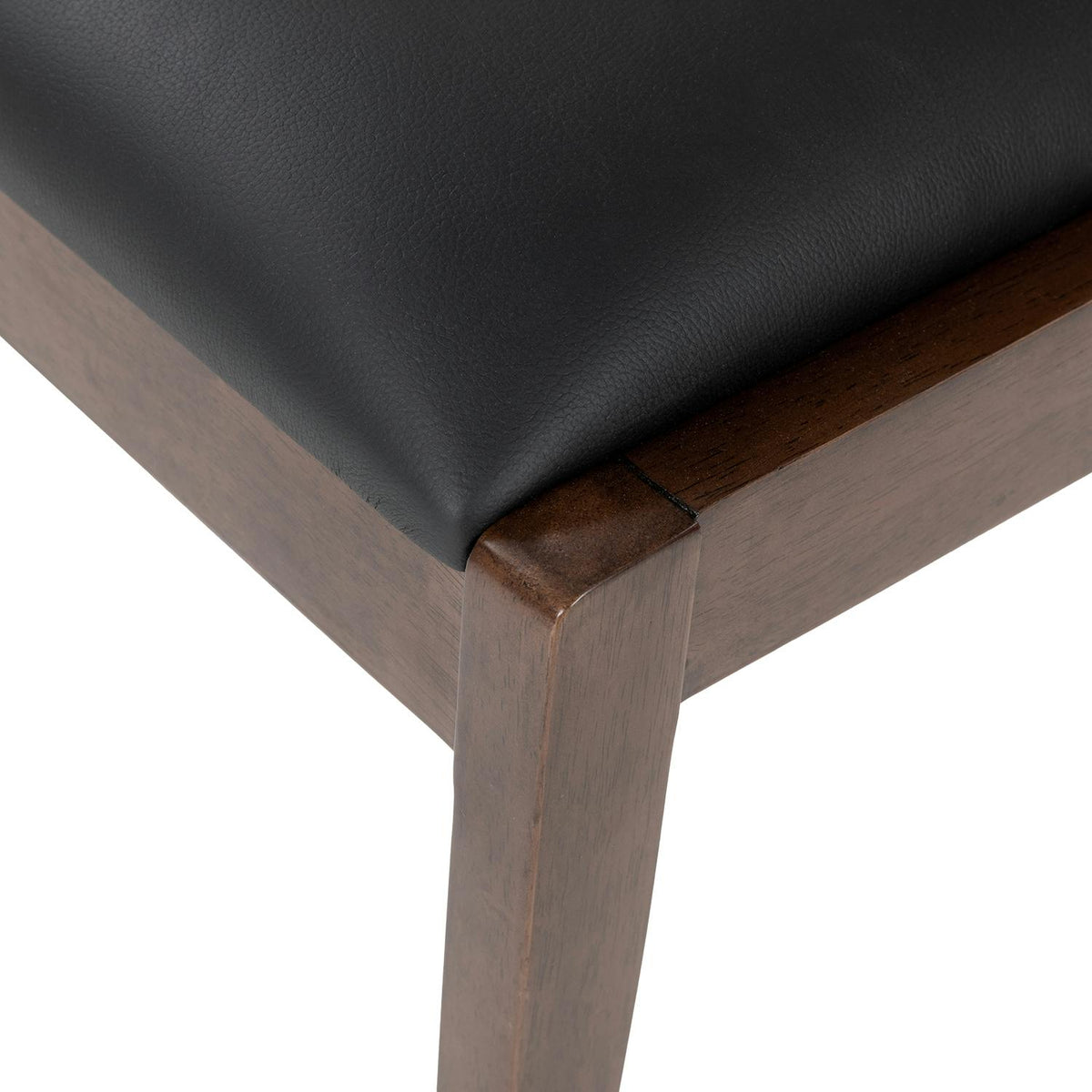 Zola Leather Dining Chair - Black