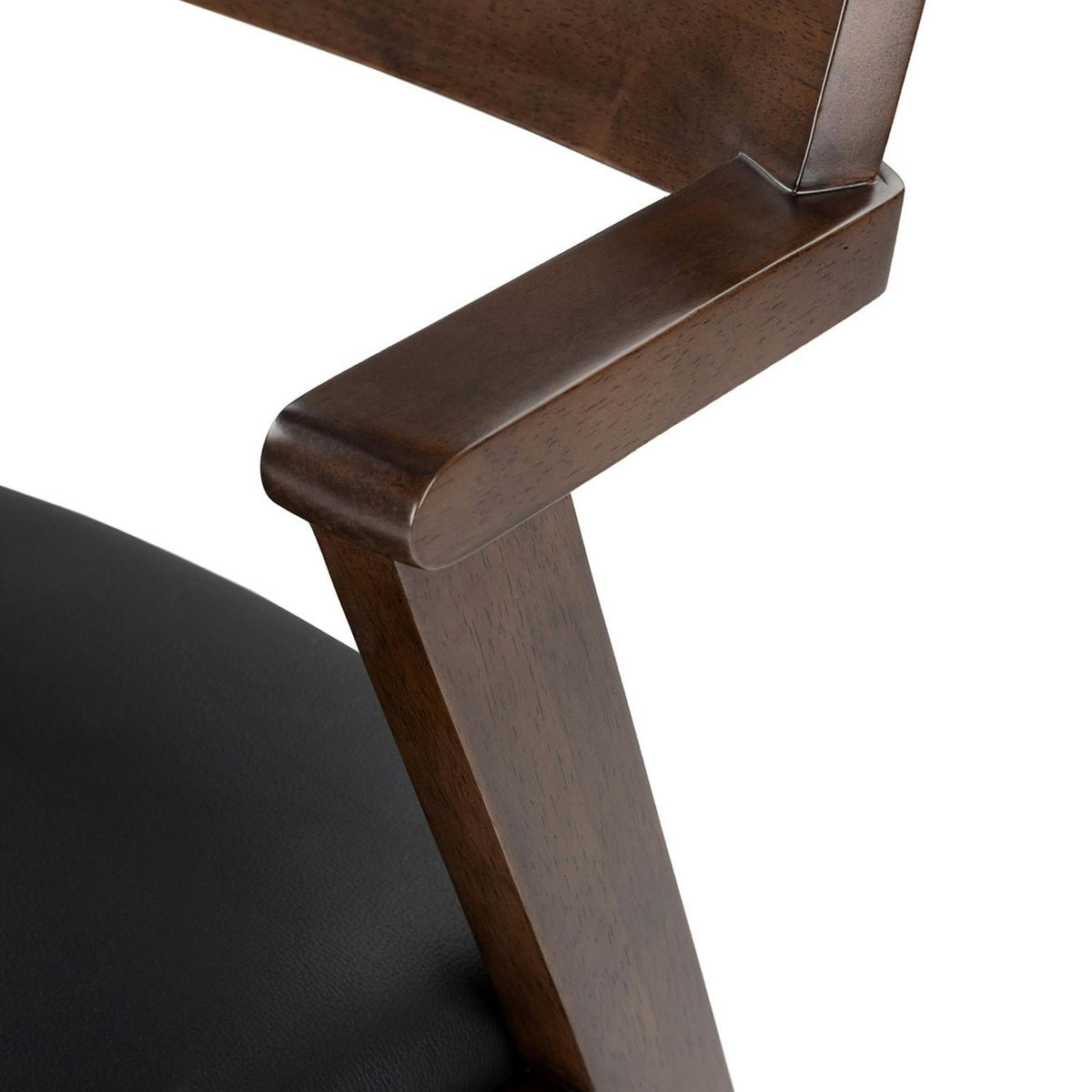 Zola Leather Dining Chair - Black