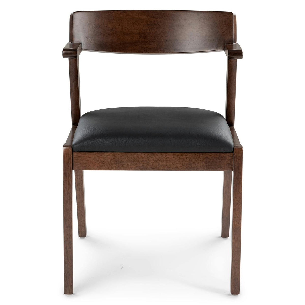 Zola Leather Dining Chair - Black