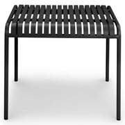 Sarek 35.5" Outdoor Dining Table - Black