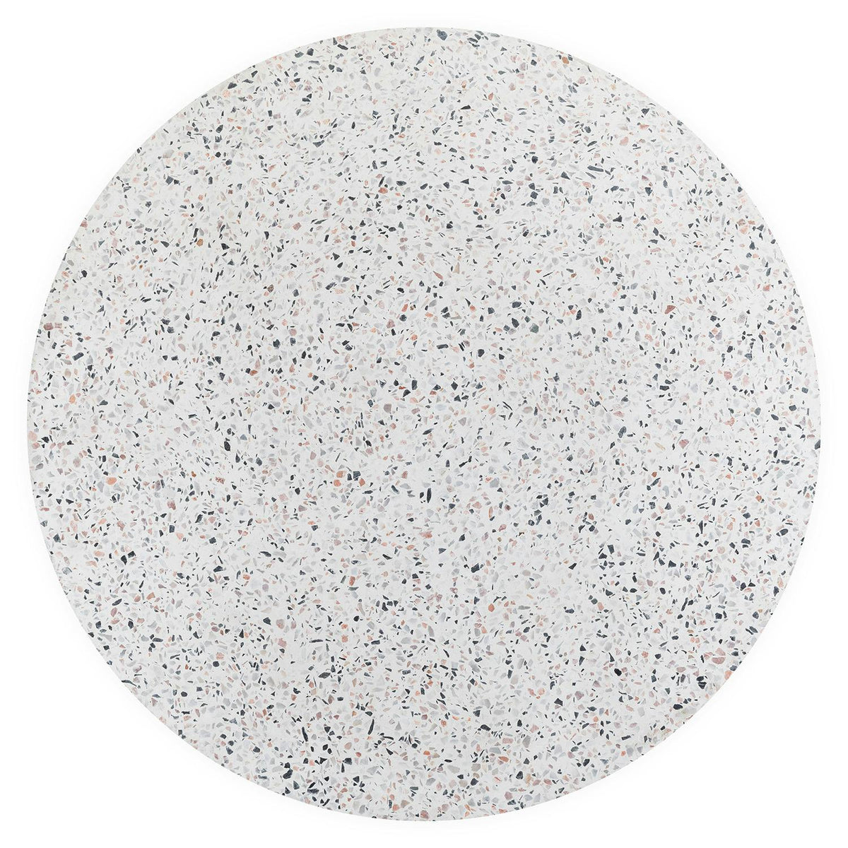 Solina Outdoor Stool - White Terrazzo