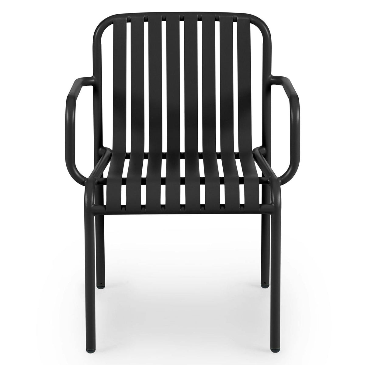 Sarek Outdoor Stackable Dining Armchair - Black