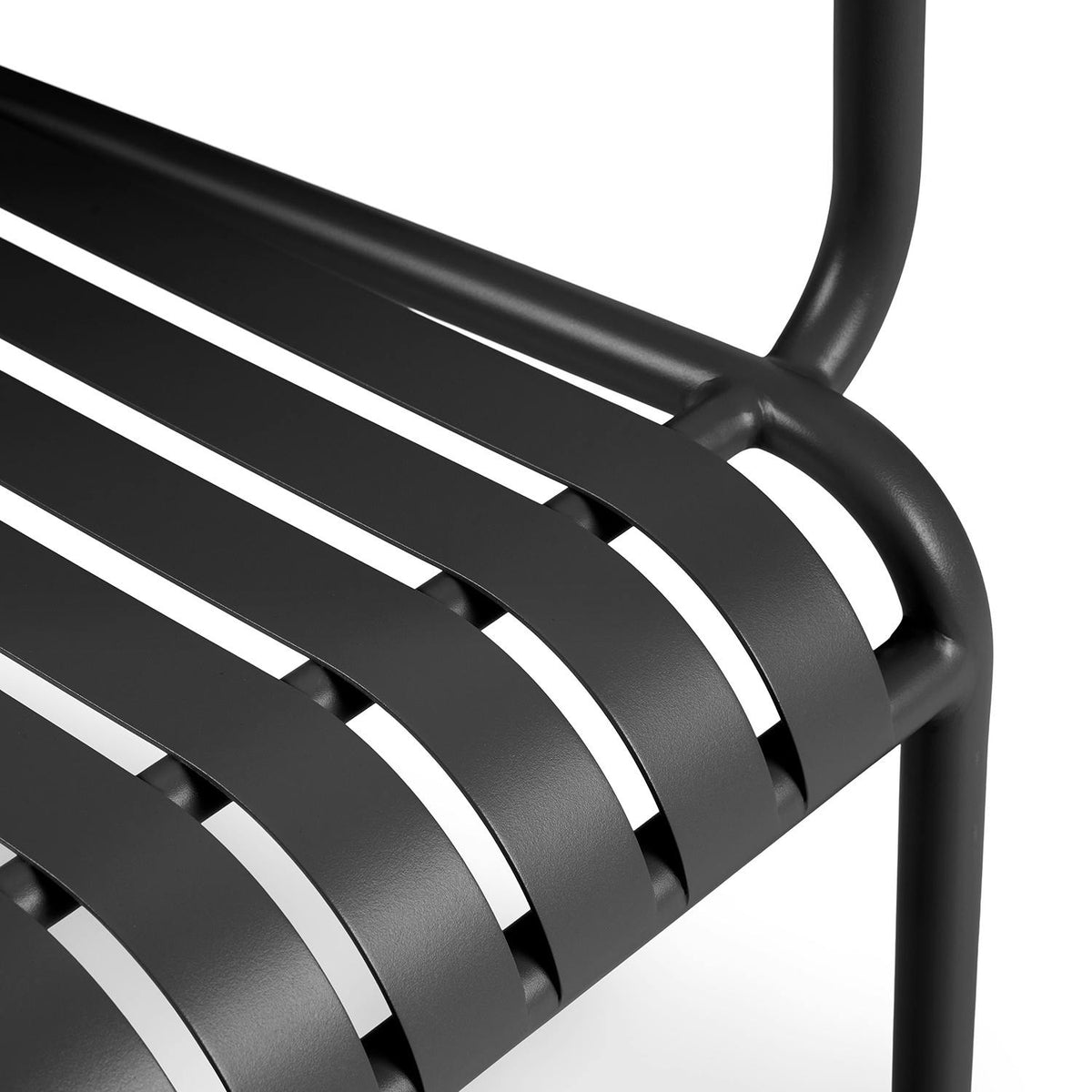 Sarek Outdoor Stackable Dining Armchair - Black