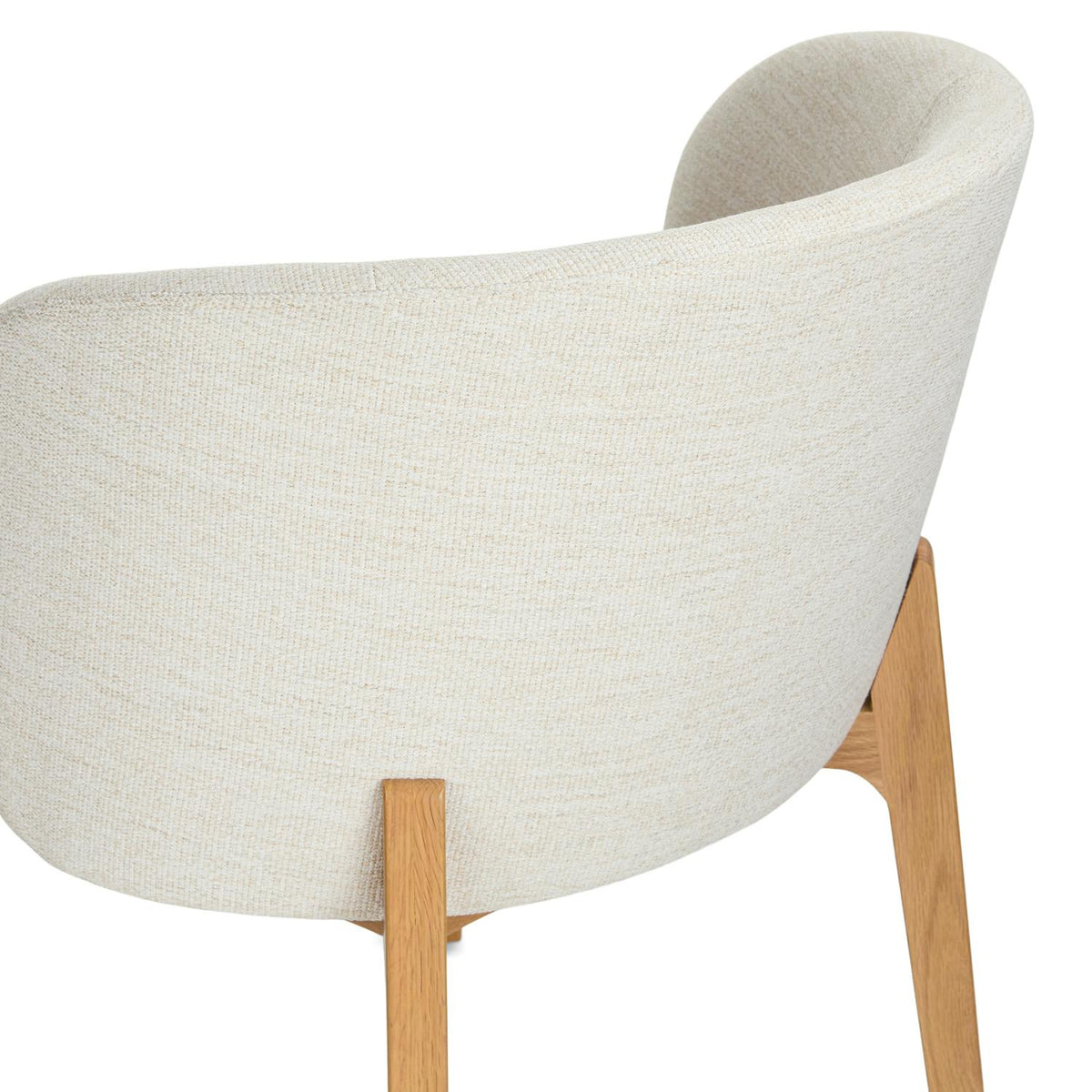 Alta Dining Armchair - Oak and Camellia Ivory