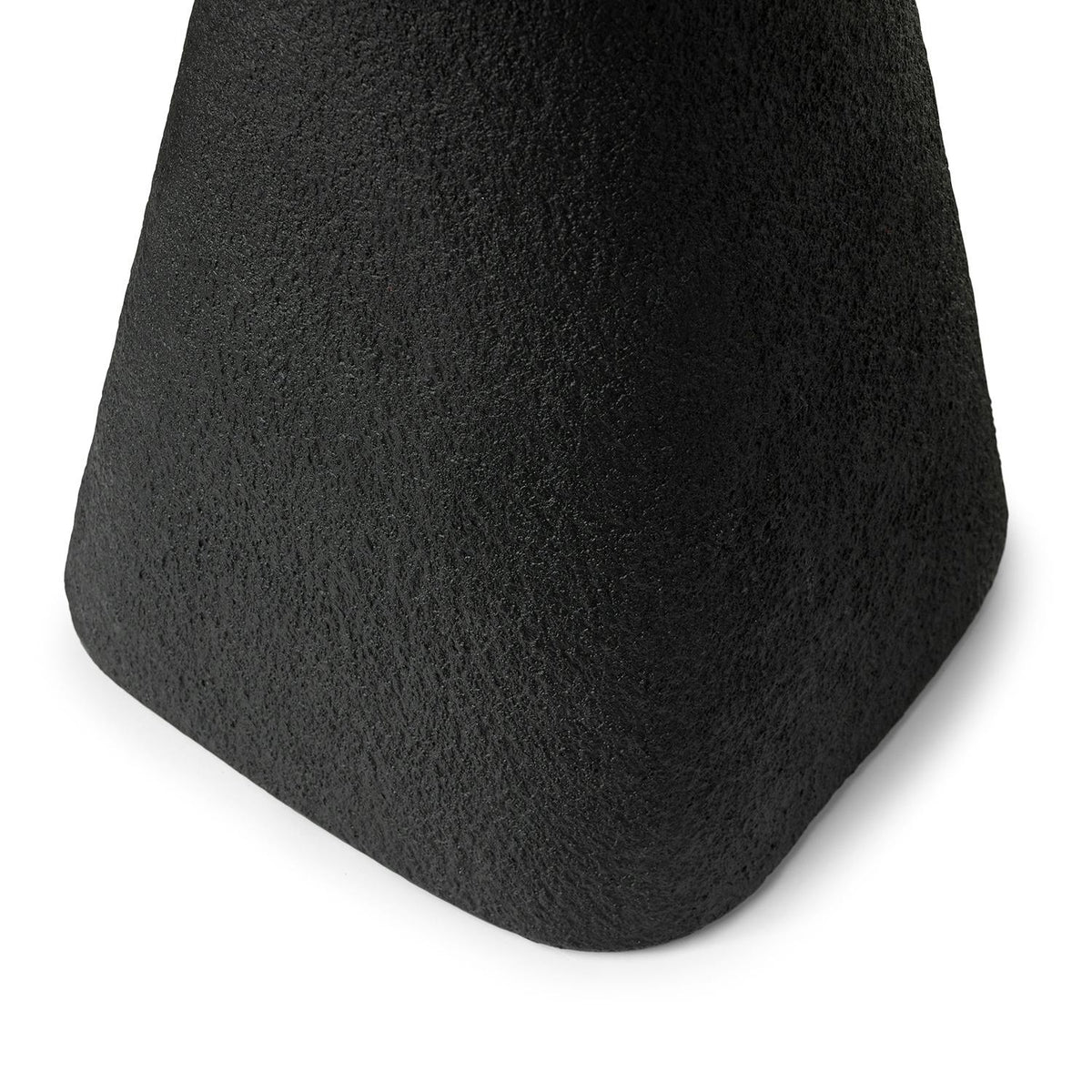 Ozetta Concrete Side Table - Moonlit Black