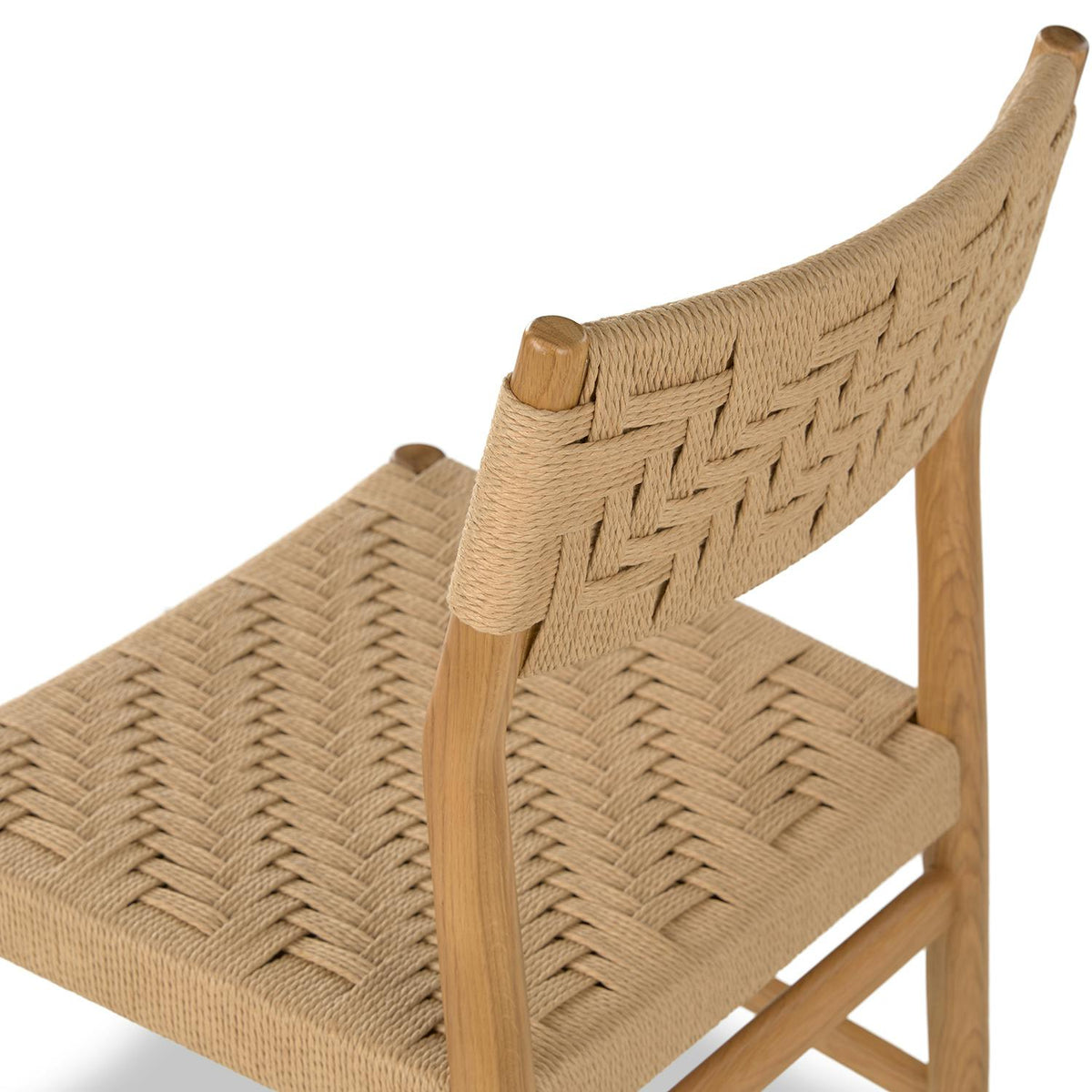 Wosla Corded Dining Chair - Oak